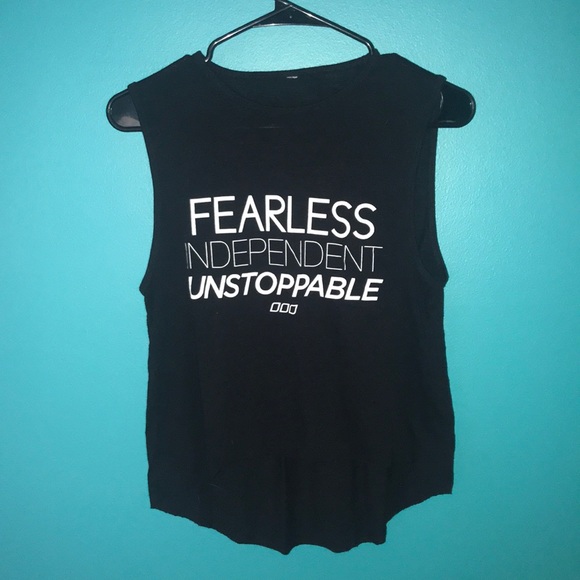Nike Tops - “Fearless independent unstoppable” tank top